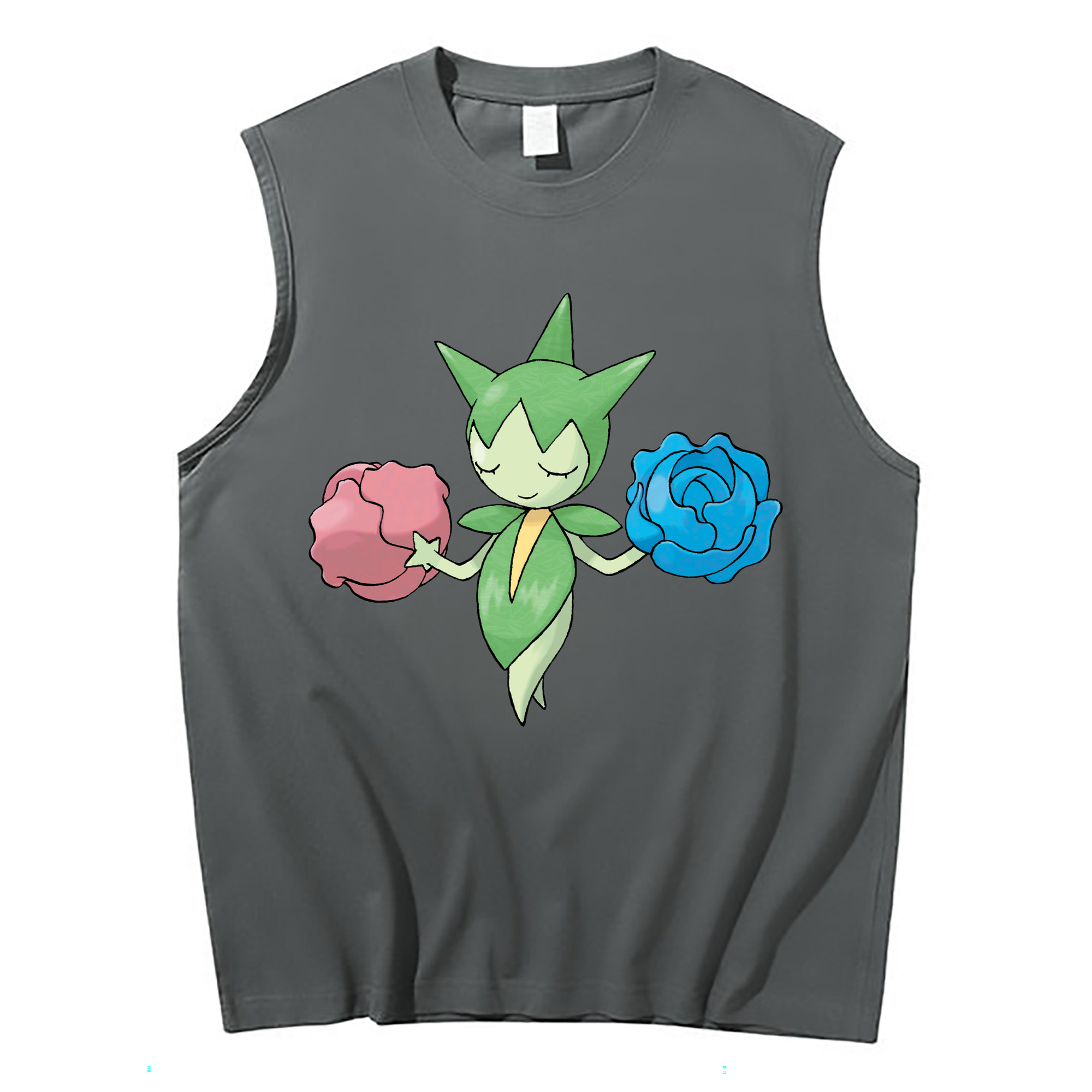 （画像用） ポケットモンスター Pokémon コットン100％タンクトップ（フロントプリント）